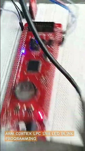 ARM CORTEX LPC 1768 microcontroller Led programming#embedded_systems #ARM CORTEX#LPC 1768