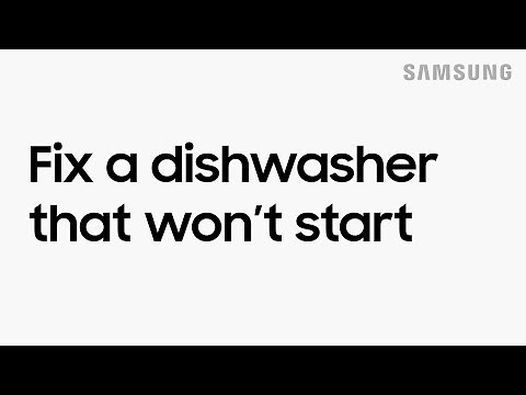 Dishwasher won't start a cycle | Samsung US