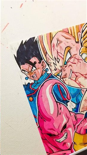 Drawing Gohan #gohan #gohanssj #dragonball #dragonballz #dbz #goku #vegeta #ssj #buu #anime