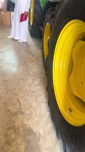 ‏With Ac cabin John deere#tractor #johndeere #massyferguson