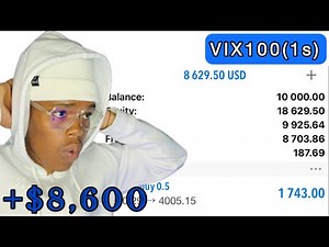 Simple, How To Make $8,600 In 5 Minutes Trading Volatility100