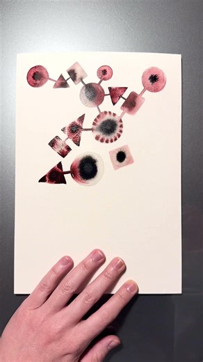 Ink Flows on Paper - Wet on Wet Technic Art - Elif ZAİM #abstractinkart #inkart #inkmeditation