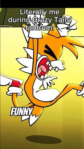 me during the crazy tails tantrum #theressomethingaboutamy #sonic #itsnotfunny #crazytails #tantrum