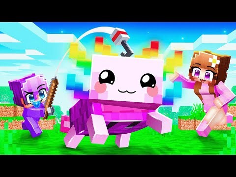 I Pretended to be an ELEMENTAL BABY AXOLOTL in Minecraft!