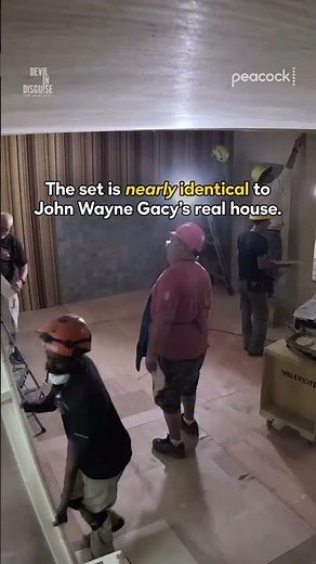 Set designers are built different 🤯 #DevilInDisguise #JohnWayneGacy #Timelapse #Shorts