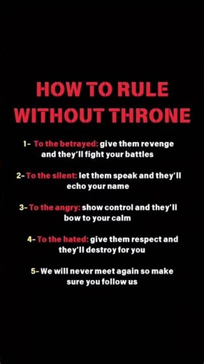 👑🧠 How to Rule Without a Throne! 😳🔥💯 #psychology