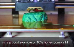 Home 3D Printer in Action