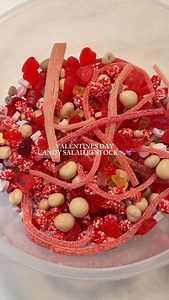 Comment “SHOP” for the link to this candy salad bowl! (Must be following me to receive DMs) Let’s restock a Valentine’s Day candy salad! 💘🍬 #asmr#restock#candy#candysalad#valentinesday | askinem