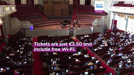 Live classical music sessions are helping students in Amsterdam focus during exam season
