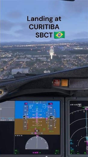POUSO DESAFIADOR NO AEROPORTO DE CURITIBA! #flightsimulator #avião #msfs2020 #msfs2024 #737max