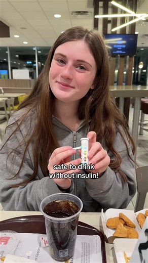 Having type 1 diabetes doesn’t mean you can’t have regular soda. However, when you choose to have a zero sugar drink, it’s very important that you get a zero sugar drink! Regular soda is very difficult to dose insulin for because liquid sugar spikes her immediately and insulin takes a while to kick in. She likes Coke Zero and would choose that over regular soda anyway. Can some people taste the difference? Sure. Can she? No. That’s why we love these test strips from @DietDetector! They take the 