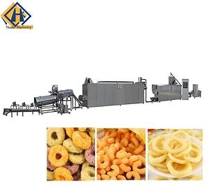 [Hot Item] Fully Automatic Snacks Food Machine Puffed Corn Chips Ball Snack Food Processing Production Line