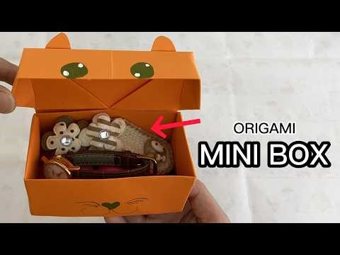 How to Fold a Mini Paper Box (Easy 5-Minute Origami for Beginners!)
