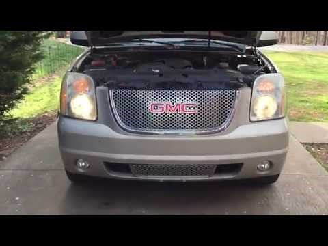 Headlight bulb replacement passenger side 2007-2013 GMC Yukon, Denali, Suburban, Tahoe, Silverado.