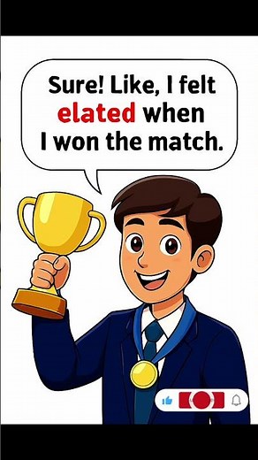 Elated Meaning in English | Easy Example & Use #LearnEnglish