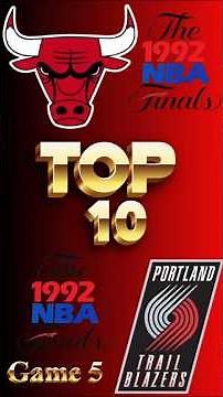 Top 10 Final NBA 1992 Game 5 #pippen#nba#deportes#jordan#chicagobulls#portland