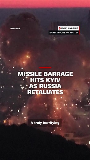 CNN field producer Sebastian Shukla describes a horrifying night in Kyiv, Ukraine where 600 drones and 90 missiles landed on various targets, in what appears to be an act of retaliation by Russian forces. #cnn #news