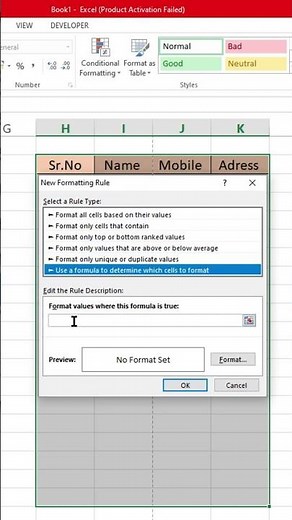 📌 How to Add Automatic Border in Excel | Easy Formatting Trick