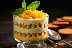 La charlotte aux mangues de Cyril Lignac : une idée originale pour un dessert de Noël qui change de la bûche