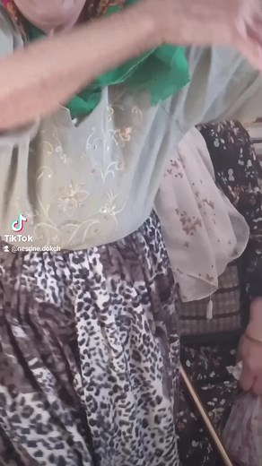 Joyful Dance of an Elderly Woman in Vibrant Setting