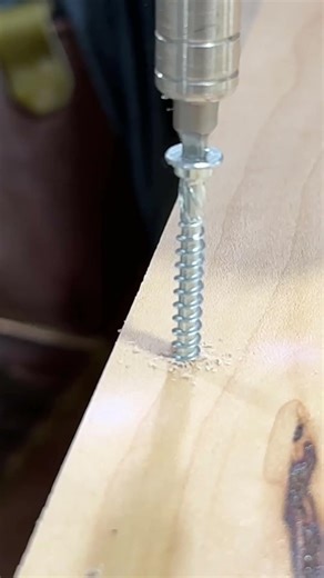 Upgrade your cabinet builds with the Funnel Head Screw from Quickscrews! #woodworkingtools #diyhacks