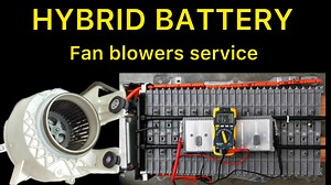 Toyota Prius Hybrid Battery cooling Fan Cleaning ll & temperature problem If your hybrid battery temps are a little hotter than they should be, or if you have a CEL for the hybrid battery fan, it's possible that your fan is clogged/dirty and needs to be cleaned. There's no filter on these fans so any dirt or hair in the passenger compartment can be sucked into the fan and clog it up.This is a fairly easy job that should be done on a fairly regular basis, it's not too difficult and from start to 