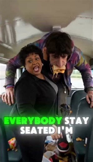 7 Foot Trevor Stops A School Bus For Lunch