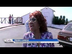 Célia Cruz por última vez en la base naval de Guantánamo.