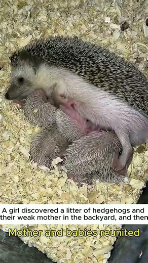 rescuing a hedgehog family in need