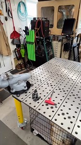 9.8K views · 50 reactions | Transform your welding fixture table with custom mounts made easy!  Thanks to @SendCutSend, laser cutting precision brings your designs to life, saving time and ensuring a perfect fit. ⚙️ #LaserCutting #CustomFabrication #Welding #SendCutSend #PrecisionEngineering | High Caliber Craftsman Builds | Facebook