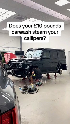 298K views · 1.7K reactions | Does your £10 pounds carwash steam your callipers? #gvelondon #cartok #supercar #mercedesbenz #mercedes #detailing #carwash | GVE London | Facebook