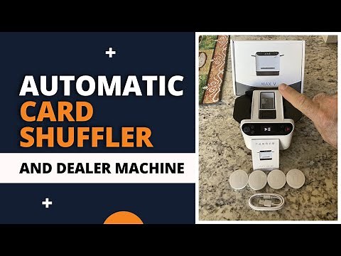 Versatile 2-in-1 Automatic Card Shuffler and Dealer Machine || Efficient Shuffles