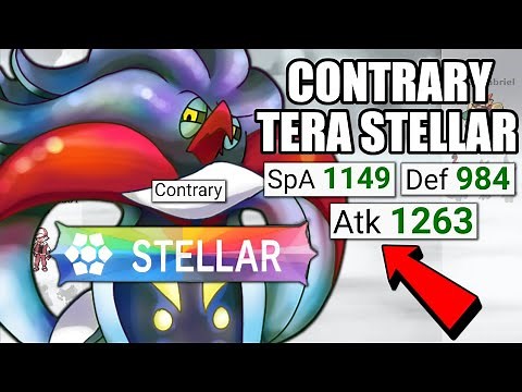 STELLAR TYPE CONTRARY MALAMAR IS BROKEN! POKEMON SCARLET AND VIOLET | POKEMON SHOWDOWN