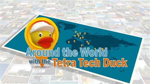 At Tetra Tech, our office is where our clients are—from snowy mountains to deep in the ocean. Our employees sometimes brought along a little mascot for some lighthearted photo ops. 🦆 The Tetra Tech Duck was always ready for the next challenge, just like our employees. After years of seeing the ducks pop up in photos from around the world, we gave the ducks a turn in the spotlight in this video from 2014. We hope you enjoy “Around the World with the Tetra Tech Duck”! We’re excited to share our e