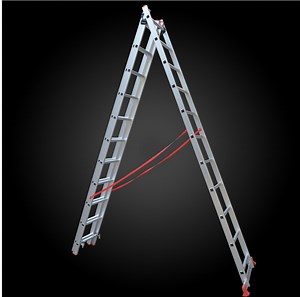 [Hot Item] 3 Section Multi-Purpose Telescopic Engineer Aluminum Ladder