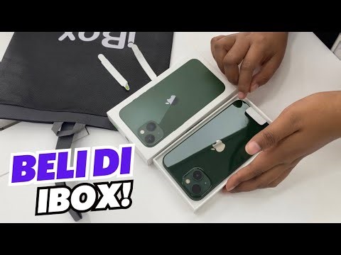 BELI IPHONE 13 NEW IBOX! YUK UNBOXING ❤️