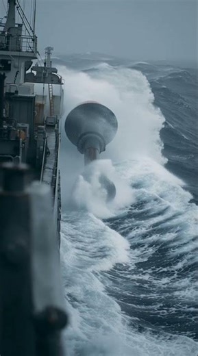 Ship vs Giant Waves in a Massive Storm #ocean