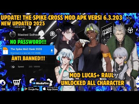 UPDATE! THE SPIKE MOD RAUL & LUCAS V6.3.203 – UNLOCK ALL CHARACTERS, UNLIMITED MONEY & MAX LEVEL!