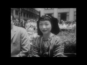 Anna May Wong & Virginia Grey with Ross Hunter|Fashion show at Chicago premiere of Portrait in Black