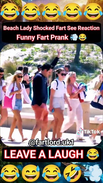 Funny Beach Fart Prank That Shocked Everyone