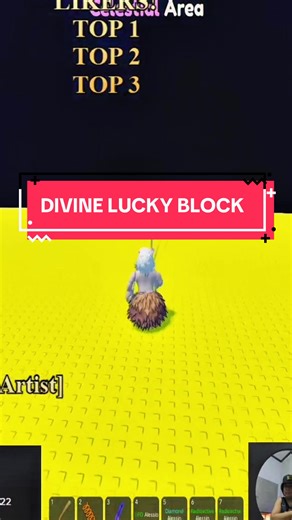 Firstime in my private server divine lucky block, but…. 😩 #roblox #escapetsunamiforbrainot