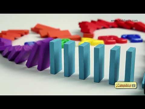 Learn Shapes with Domino Blocks | video for kids | Domino bricks | children video | Kiddiestv