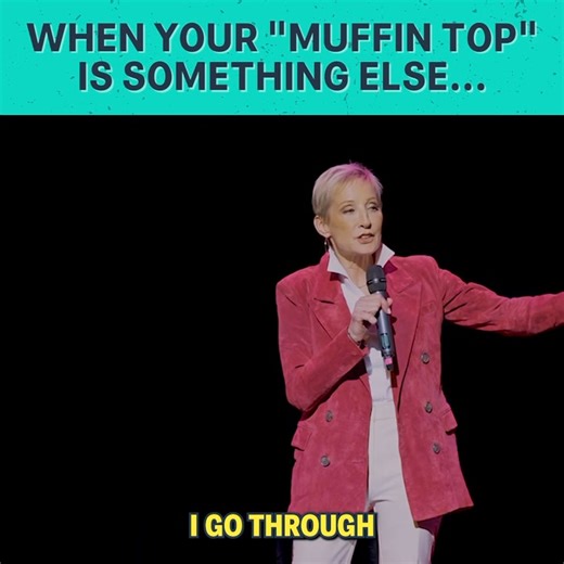 When your “muffin top” is something else… 🎟️Tickets and tour dates at KarenMills.com #standupcomedy #karenmills #karenmillscomedy #bodypositivity | Karen Mills