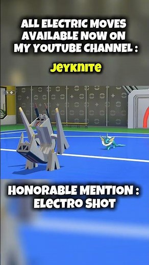 Best Electric-Type Move Animations in Pokemon, which one do you like the most? #pokemonchampions