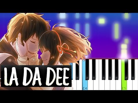 Cody Simpson - La Da Dee (Piano tutorial)