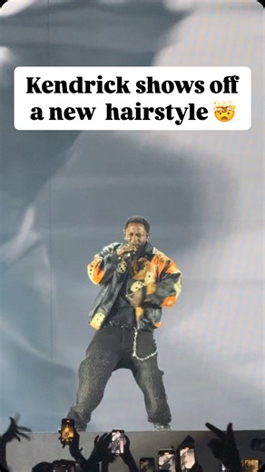 Kendrick Lamar | Kendrick kicks off Night 2 in LA on the #GrandNationalTour showing a new haircut | Instagram