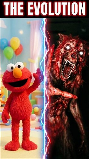 Sesame Street in REAL LIFE: The Horror Evolution 🍪👹 #shorts