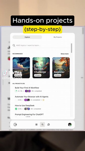 Join our 7-day DevOps challenge and build a project portfolio in less than a couple hours a day! Just head to the link in the bio or go to