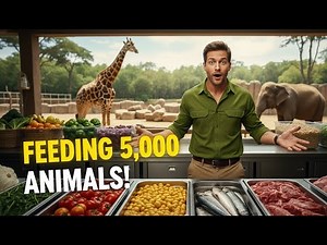 Inside America’s Largest Zoo Kitchen: Feeding 5,000 Animals a Day!