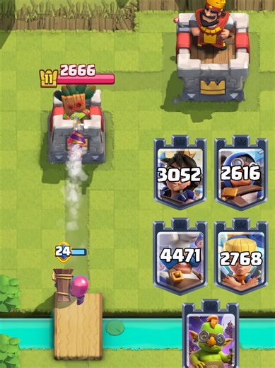 LVL 24 EVO Firecracker vs Towers in Clash Royale